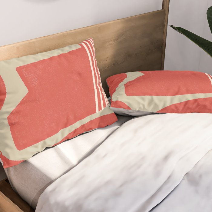 Modern Geo Shapes Pillow Sham Gallery Image 2