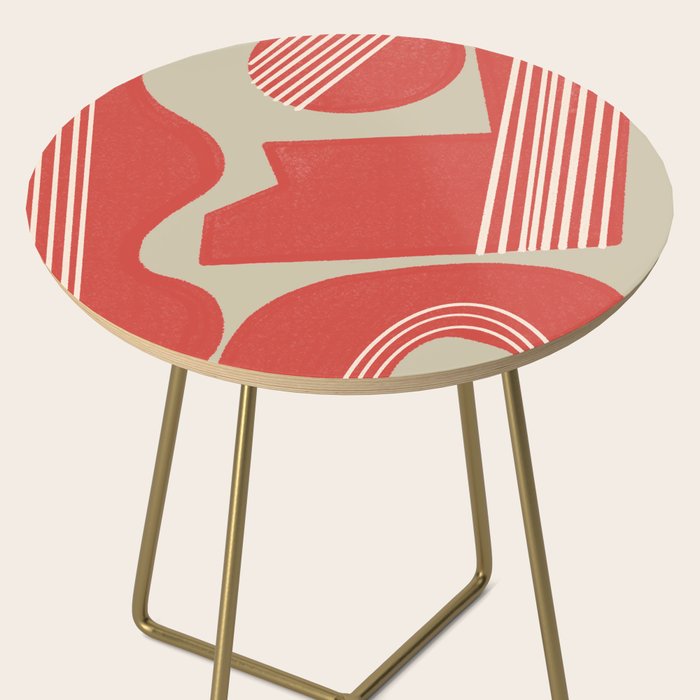 Modern Geo Shapes Side Table Gallery Image 2