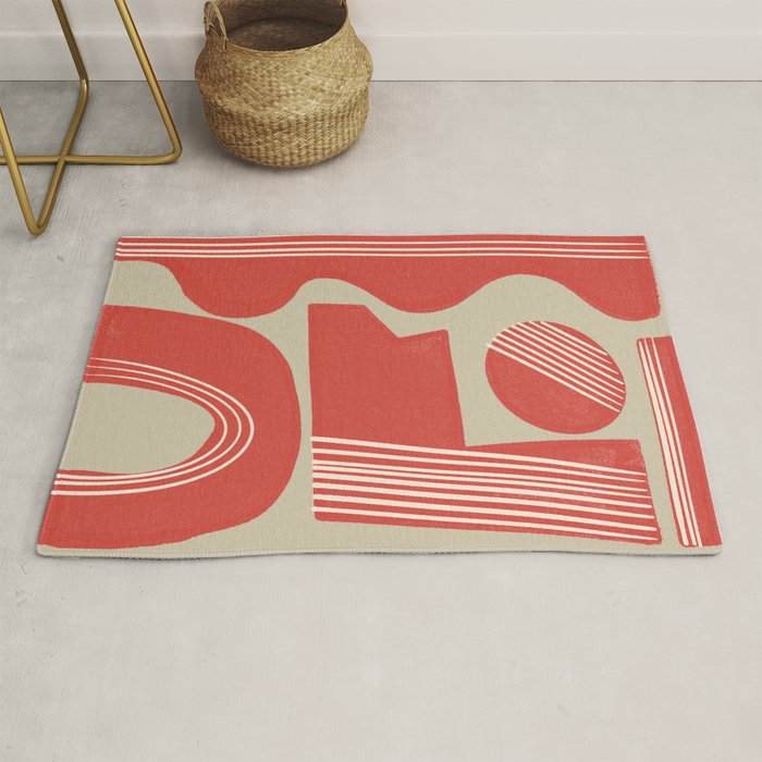 Modern Geo Shapes Rug Gallery Image 1