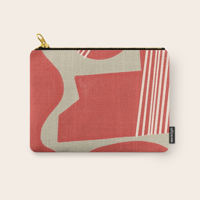 Modern Geo Shapes Carry All Pouch Gallery Image 1