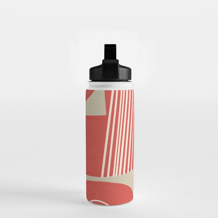 Modern Geo Shapes Water Bottle Gallery Image 2
