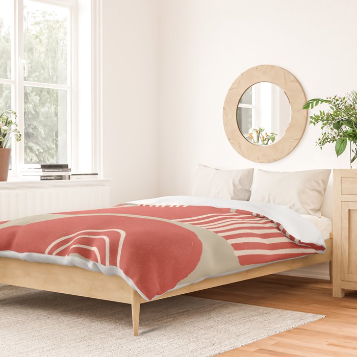 Modern Geo Shapes Duvet Cover Gallery Image 2