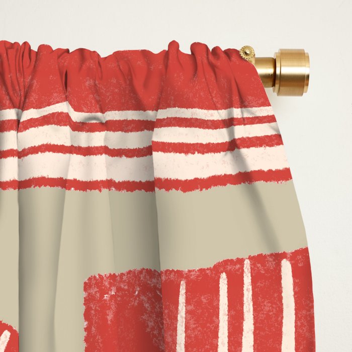 Modern Geo Shapes Window Curtain Gallery Image 2
