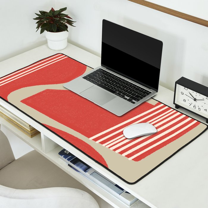 Modern Geo Shapes Desk Mat Gallery Image 2