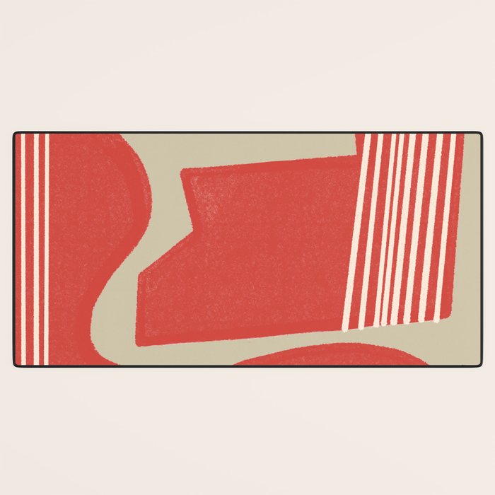 Modern Geo Shapes Desk Mat Gallery Image 3