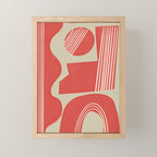 Modern Geo Shapes Mini Art Print Gallery Image 1