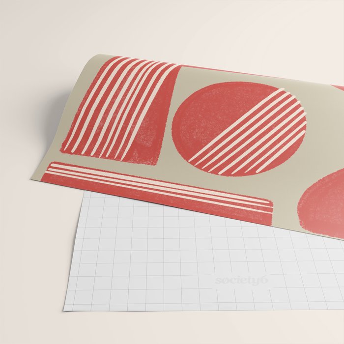 Modern Geo Shapes Wrapping Paper Gallery Image 2