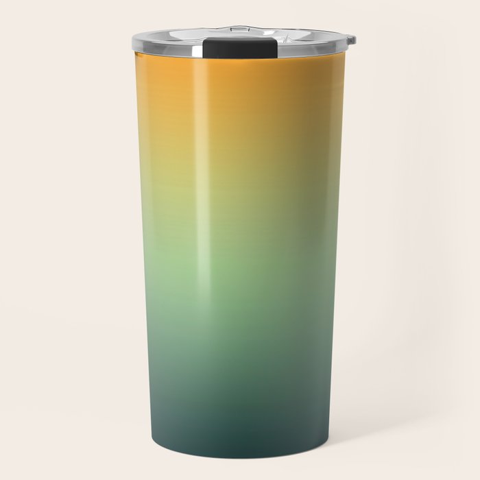 AUTUMN FOREST OMBRE COLORS ABSTRACT Travel Mug Gallery Image 1