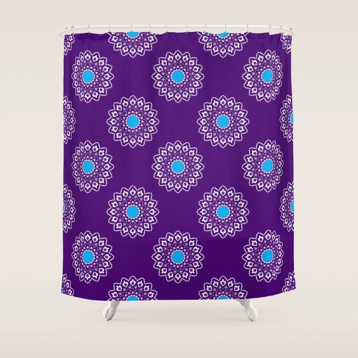 Mughal Motifs Shower Curtain Gallery Image 1