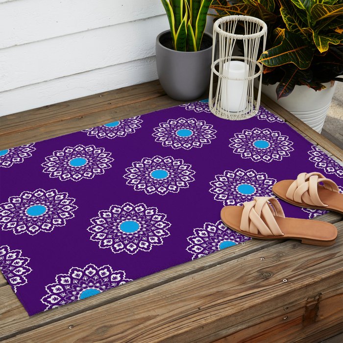 Mughal Motifs Outdoor Rug Gallery Image 2
