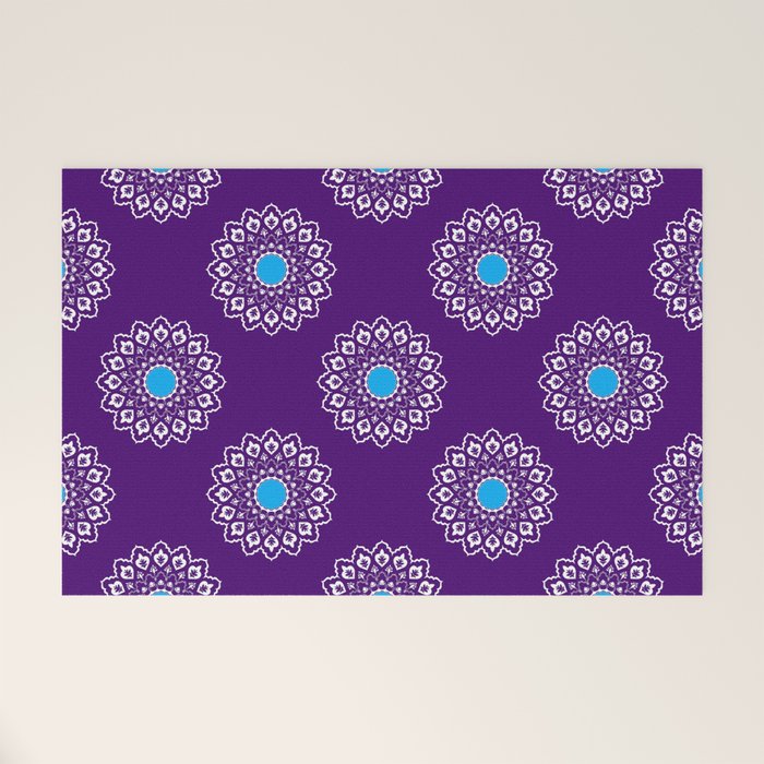 Mughal Motifs Welcome Mat Gallery Image 1