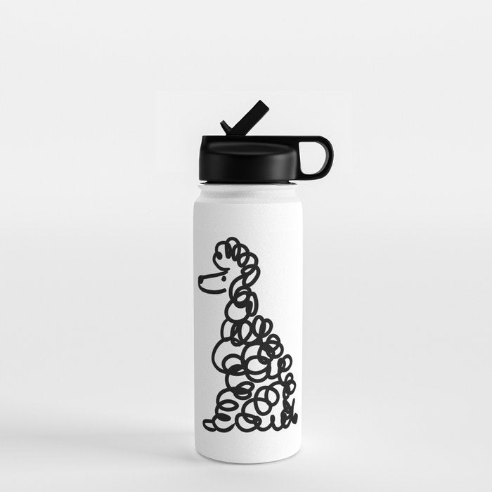 Poodle Water Bottle Gallery Image 1