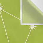Libra Zodiac Star Constellation Line Art Chartreuse Green Wall Tapestry Gallery Image 3