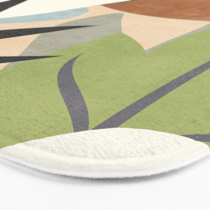Abstract Art Jungle 4 Bath Mat Gallery Image 3