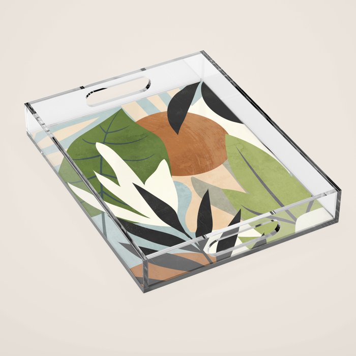 Abstract Art Jungle 4 Acrylic Tray Gallery Image 1