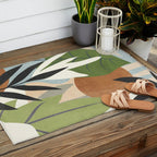 Abstract Art Jungle 4 Outdoor Rug Gallery Image 2