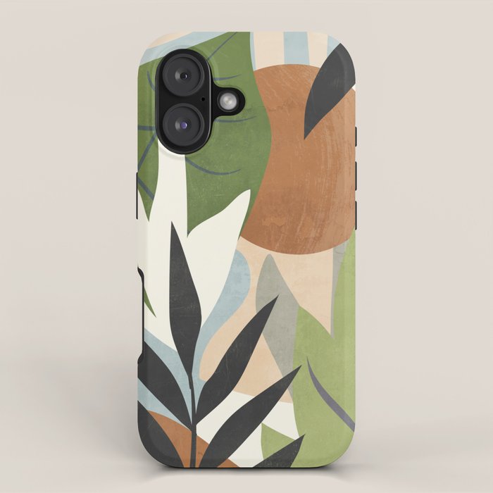 Abstract Art Jungle 4 iPhone Case Gallery Image 1