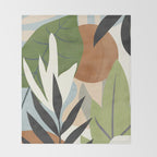 Abstract Art Jungle 4 Throw Blanket Gallery Image 2