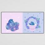 Blueberry poison yogurt 2 Desk Mat Gallery Image 3