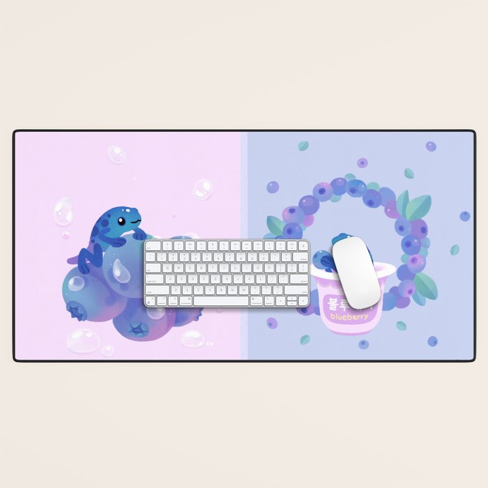 Blueberry poison yogurt 2 Desk Mat Gallery Image 1