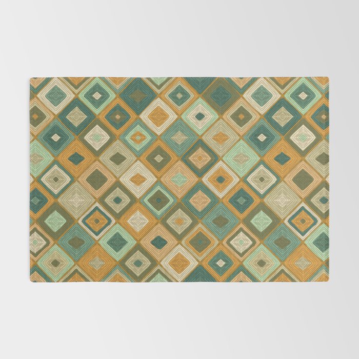 Hand-drawn Quilt #6 Rug Gallery Image 2