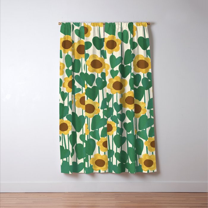 Sunflowers Window Curtain Gallery Image 3