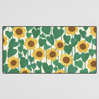 Sunflowers Desk Mat Gallery Image 3