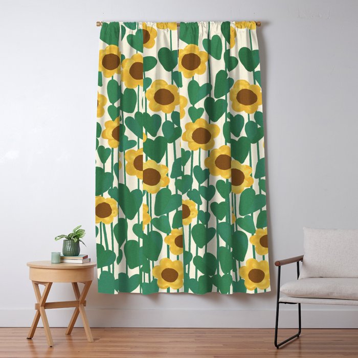 Sunflowers Window Curtain Gallery Image 5