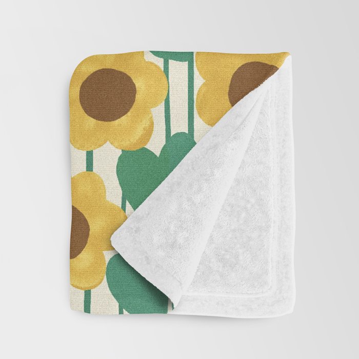 Sunflowers Throw Blanket Gallery Image 3