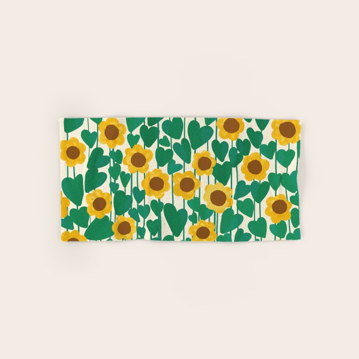 Sunflowers Bath Towel Gallery Image 1