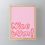 Nice bum. Mini Art Print Gallery Image 1