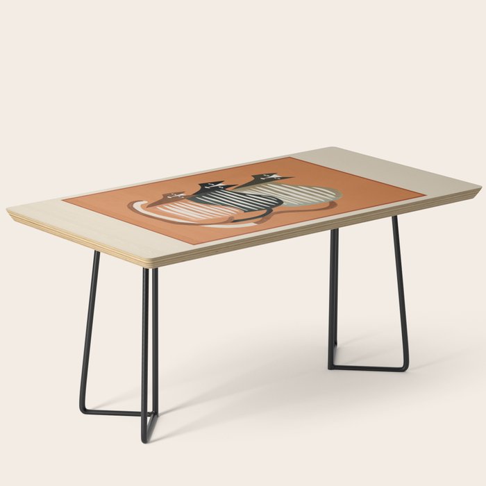 Stacked Abstract Cats Coffee Table Gallery Image 1