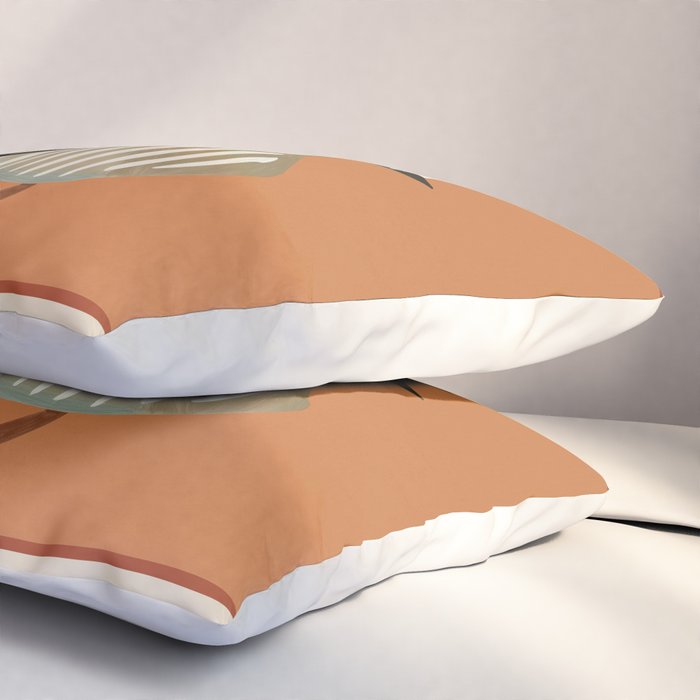 Stacked Abstract Cats Pillow Sham Gallery Image 3