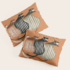 Stacked Abstract Cats Pillow Sham Gallery Image 3
