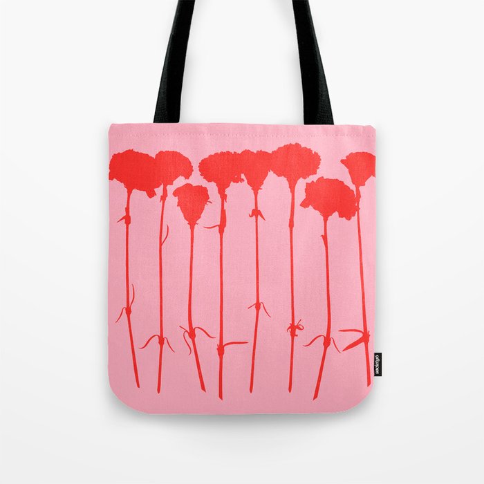 carnations 3 Tote Bag Gallery Image 1