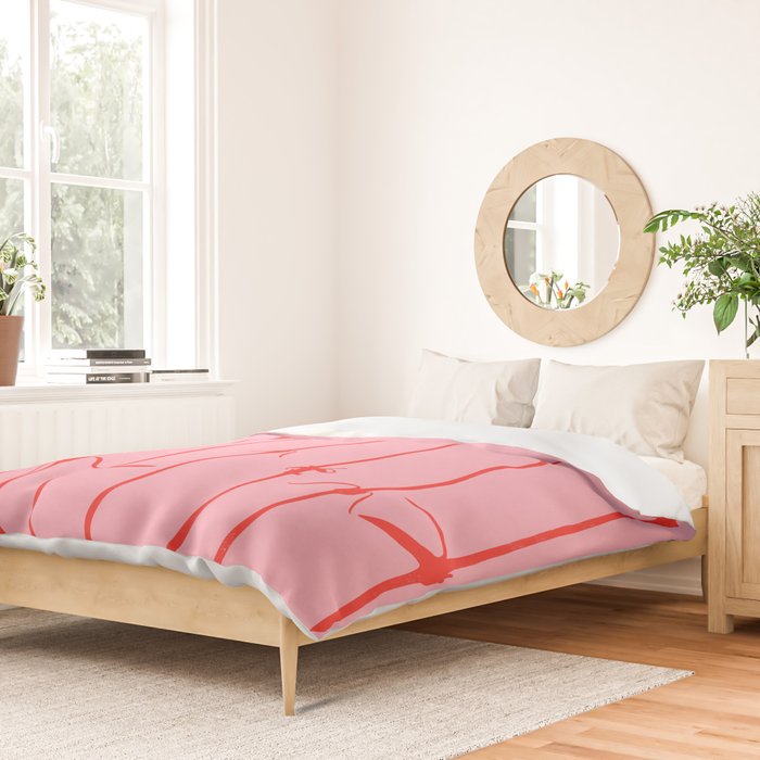 carnations 3 Duvet Cover Gallery Image 2