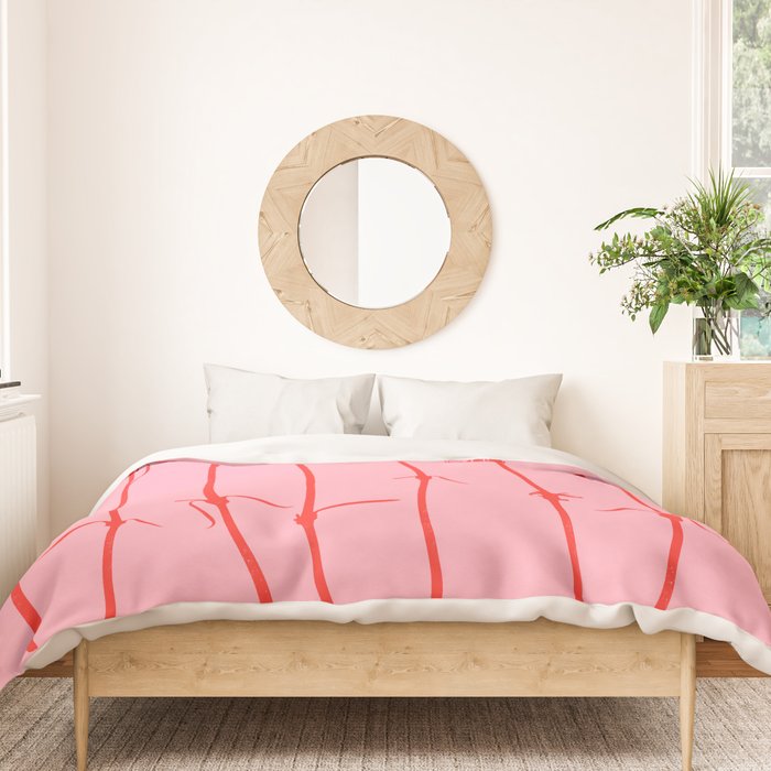 carnations 3 Duvet Cover Gallery Image 3