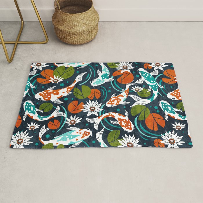 Koi Pond - Orange Rug Gallery Image 1