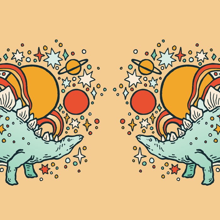 Star Stego | Retro Reptile Palette Coffee Mug Gallery Image 2