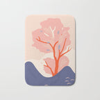 Cherry tree nature landscape art Bath Mat Gallery Image 1