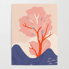 Cherry tree nature landscape art Poster Gallery Image 4