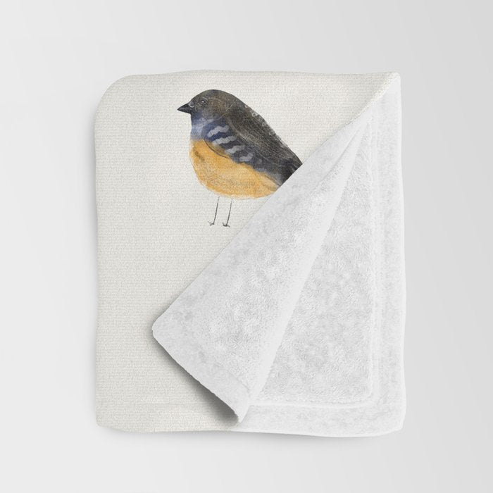 little nature birds Throw Blanket Gallery Image 3