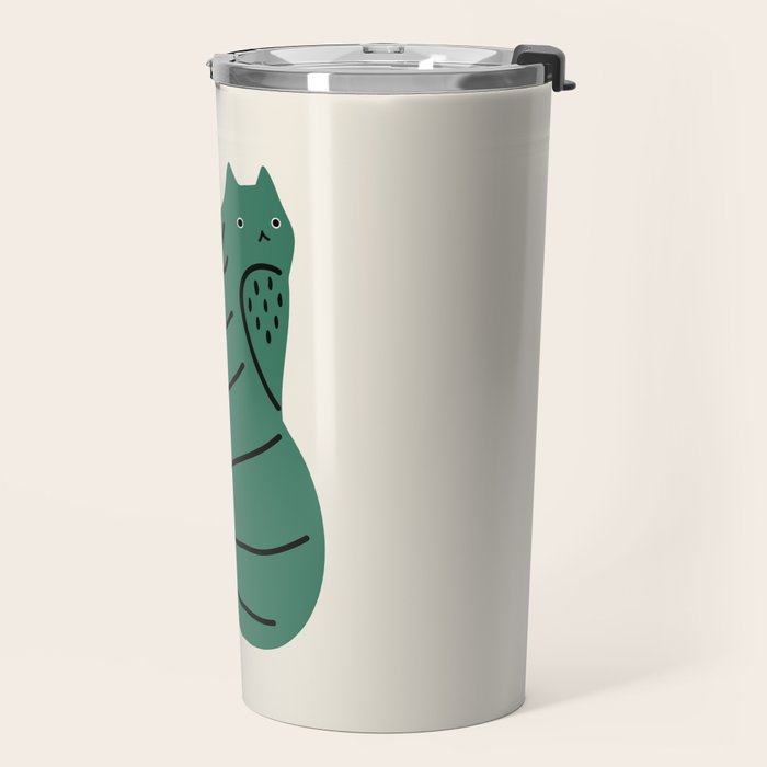 Cat and Plant 27 Travel Mug Gallery Image 2