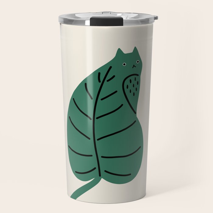 Cat and Plant 27 Travel Mug Gallery Image 1