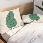 Cat and Plant 27 Pillow Sham Gallery Image 2