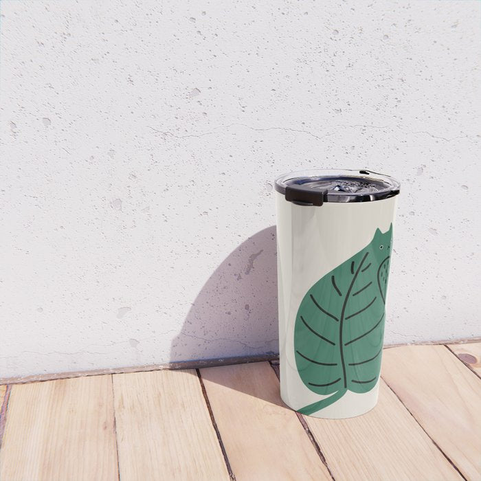 Cat and Plant 27 Travel Mug Gallery Image 4