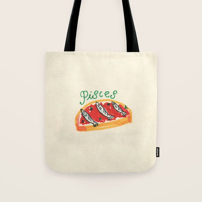 pisces tomato Tote Bag Gallery Image 1