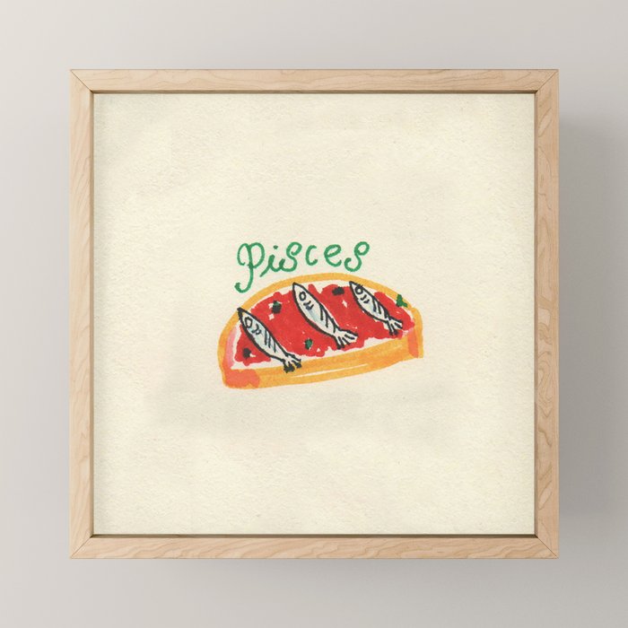 pisces tomato Mini Art Print Gallery Image 1