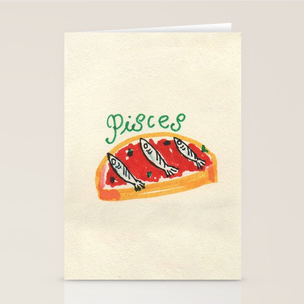 pisces tomato Stationery Card Gallery Image 2