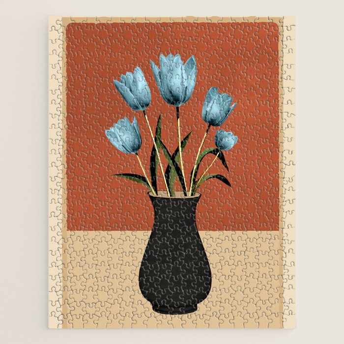 Tulips In Vase 3 Jigsaw Puzzle Gallery Image 1